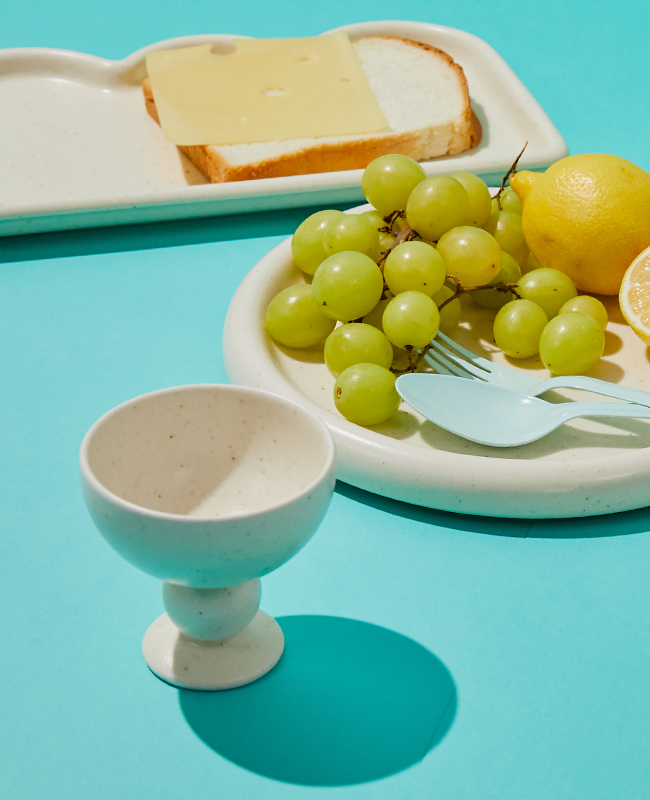 Better Finger Ceramic Goblet Cup - 4 Colors