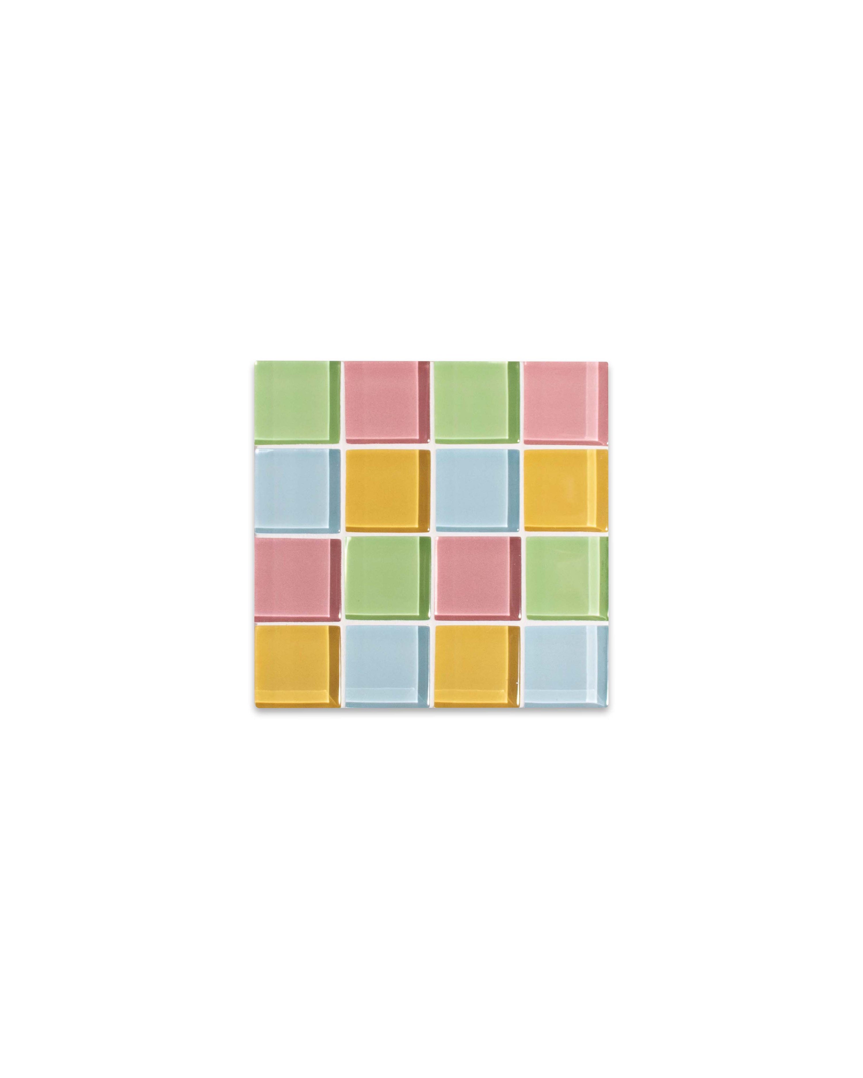 GLASS TILE COASTER - The Spring Sprinkles