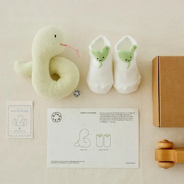 100th Day Snake Doll + Socks Gift Set