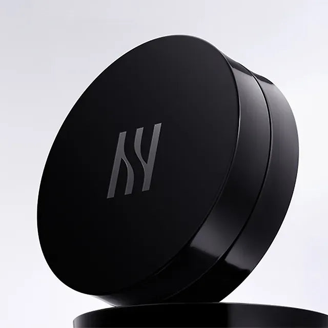 HERA Black Cushion Foundation Single (+2 Additional Puffs & Brush Tool Kit, Lip Concealer Included)