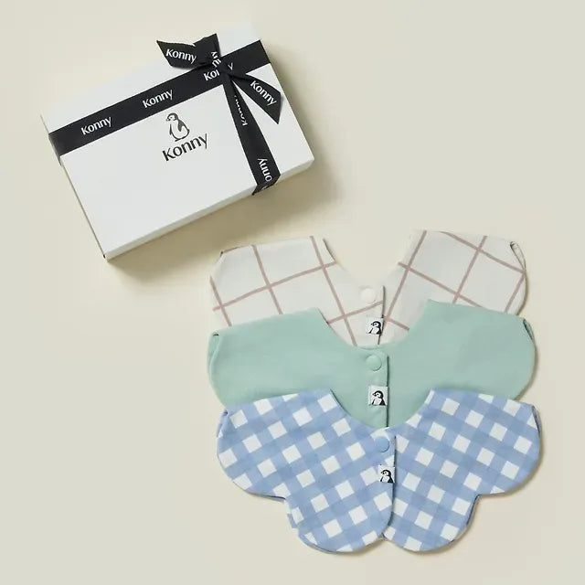 CONNIE Bibs 3-piece Set Pregnancy/childbirth Gift New Year Snake Year Baby Gift Newborn Baby Bibs
