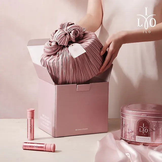 ALIO No. 1 Collagen For Gifting" Type 1 Collagen Biotin Ampoule 28-day Supply Pleats Bag Kakao Exclusive Edition