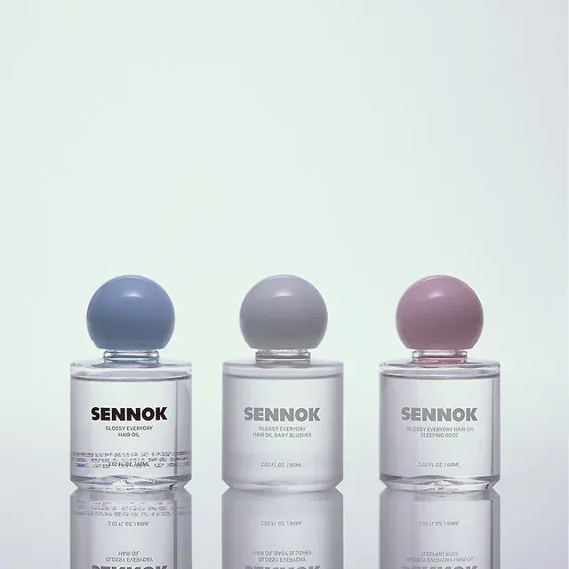 SENNOK Glossy Hair Essence Oil 60ml + Scrunchie + 4 Types Of Sachets (Choose 1 Of 3)