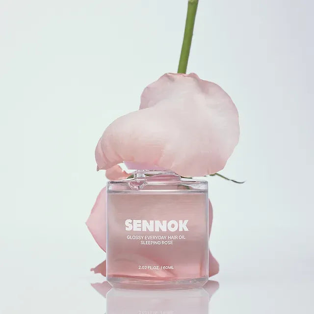 SENNOK Glossy Hair Essence Oil 60ml + Scrunchie + 4 Types Of Sachets (Choose 1 Of 3)