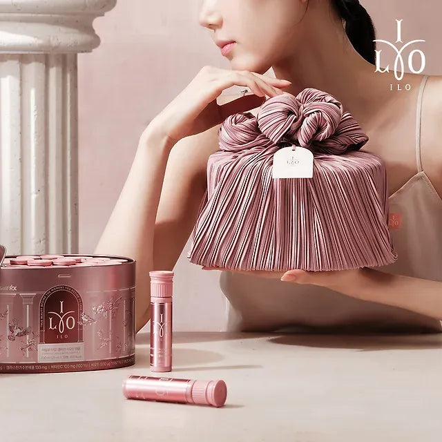 ALIO No. 1 Collagen For Gifting" Type 1 Collagen Biotin Ampoule 28-day Supply Pleats Bag Kakao Exclusive Edition