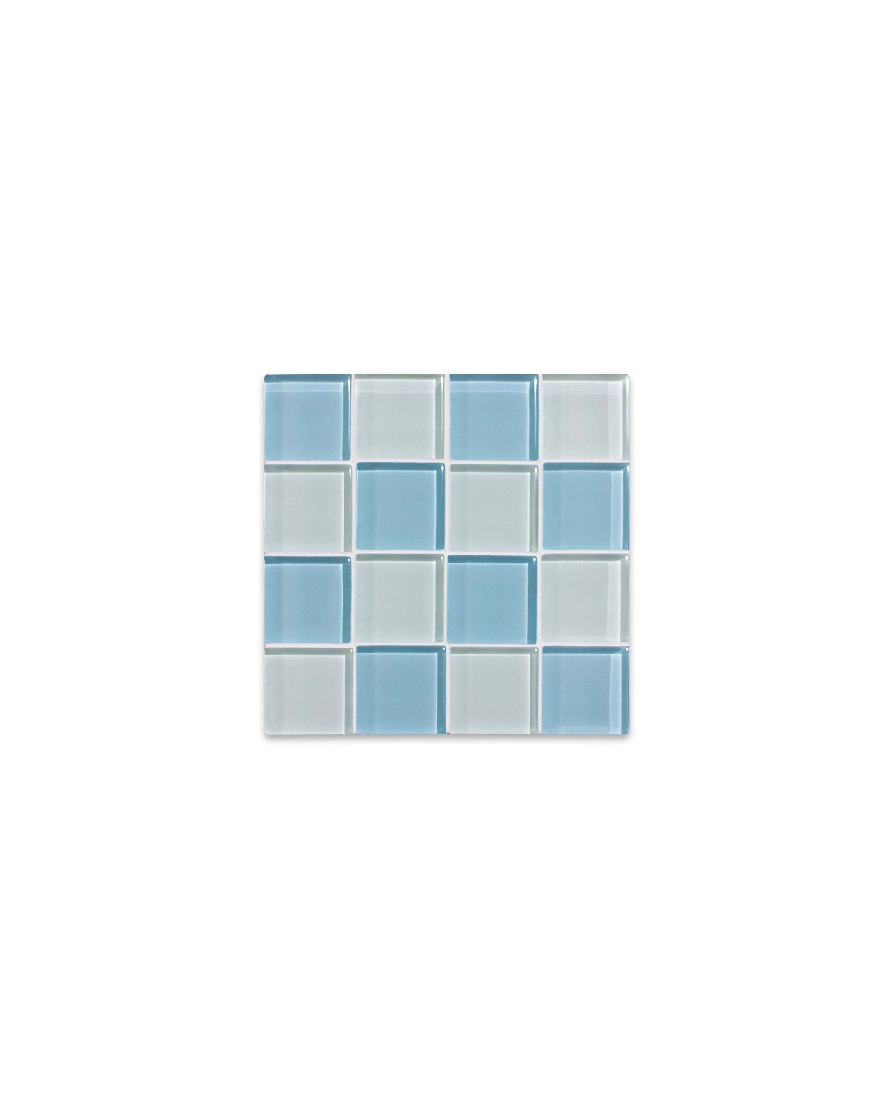 GLASS TILE COASTER - Coconut Crunch Milk Chocolate