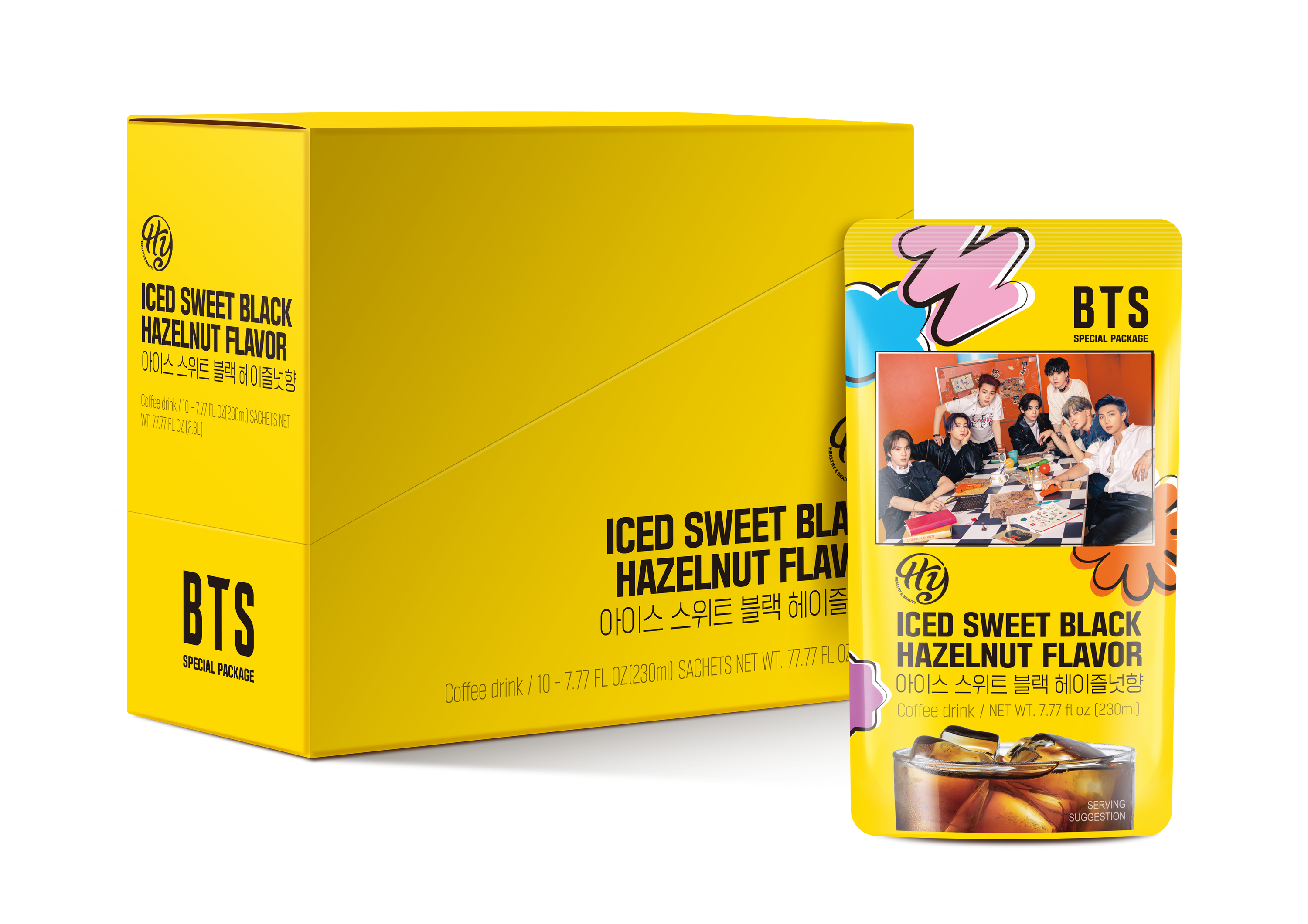 Hy BTS Iced Sweet Black Hazelnut Flavor *50ea